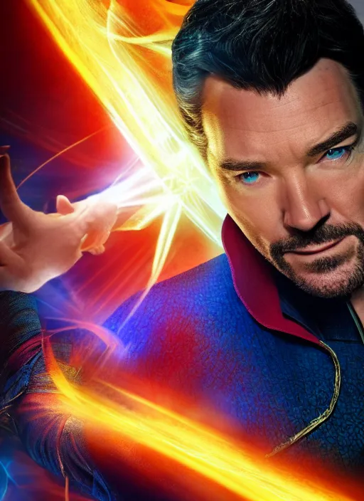 Image similar to Antony Starr as Dr strange, 4k