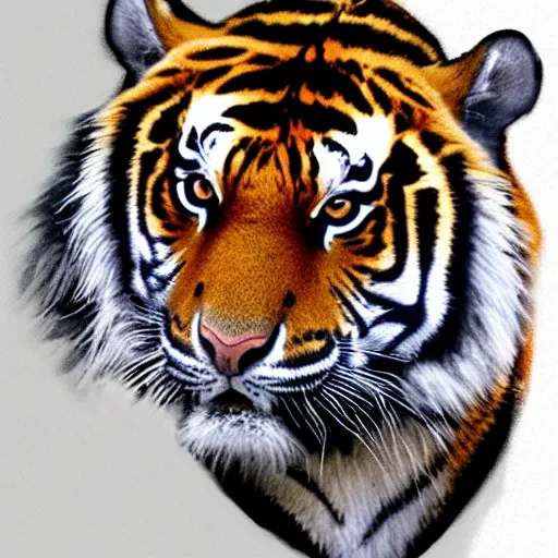 Image similar to head of a tiger tattoo