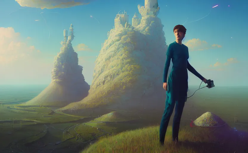 Image similar to highly detailed surreal vfx portrait of ukraine currently, stephen bliss, unreal engine, greg rutkowski, loish, rhads, beeple, makoto shinkai and lois van baarle, ilya kuvshinov, rossdraws, tom bagshaw, global illumination, detailed and intricate environment