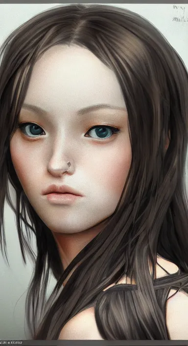 Image similar to highly detailed realistic portrait of a beautiful female character designs