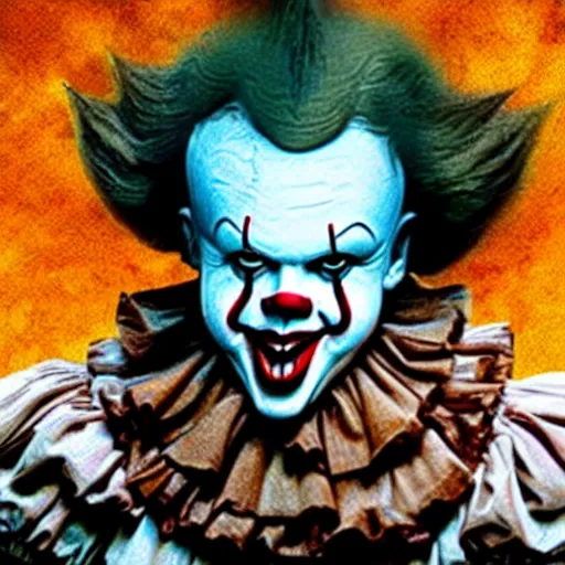 Image similar to Real life picture of Pennywise