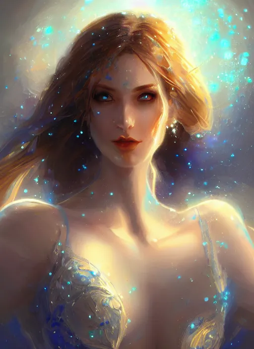 Image similar to clear portrait of a pale attractive women made of lapis lazuli and moonstone, background hyper detailed, character concept, full body, dynamic pose, glowing lights intricate, elegant, highly detailed, digital painting, artstation, concept art, sharp focus, illustration, qwek dom