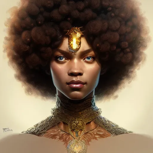 Prompt: Erik Ten Hag with an afro, closeup, D&D, fantasy, intricate, elegant, highly detailed, digital painting, artstation, concept art, matte, sharp focus, illustration, art by Artgerm and Greg Rutkowski and Alphonse Mucha