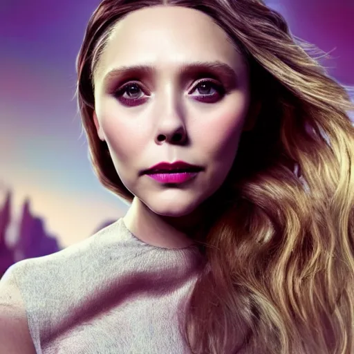 Prompt: elizabeth olsen inspired avant-garde art, deco fashion, highly detailed, photorealistic portrait, bright studio setting, studio lighting, crisp quality and light reflections, unreal engine 5 quality render