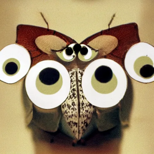 Prompt: anthropomorphic moth, the movie