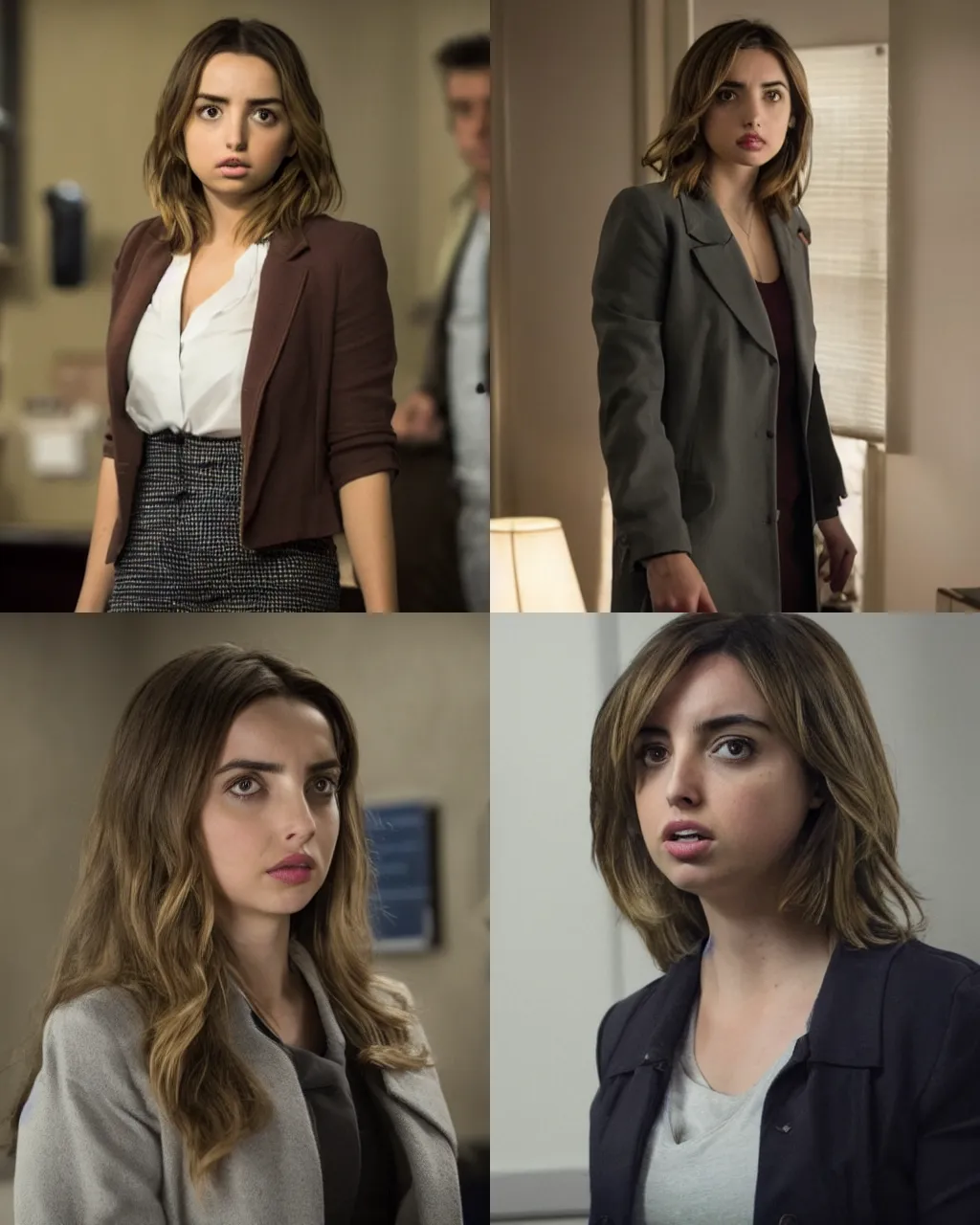 Prompt: ana de armas as a detective on law and order special victims unit