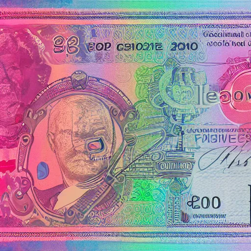 Image similar to concept design £ 5 0 note for the year 2 0 3 3