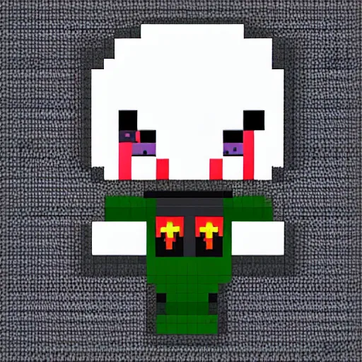 Prompt: Cute chibi pixel art of the joker