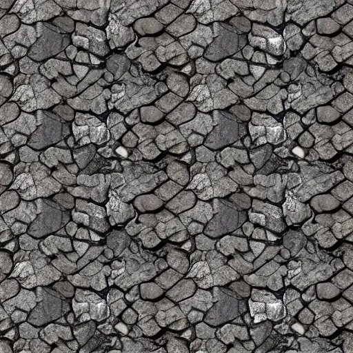 Prompt: Dark Fantasy Cobblestone Texture.