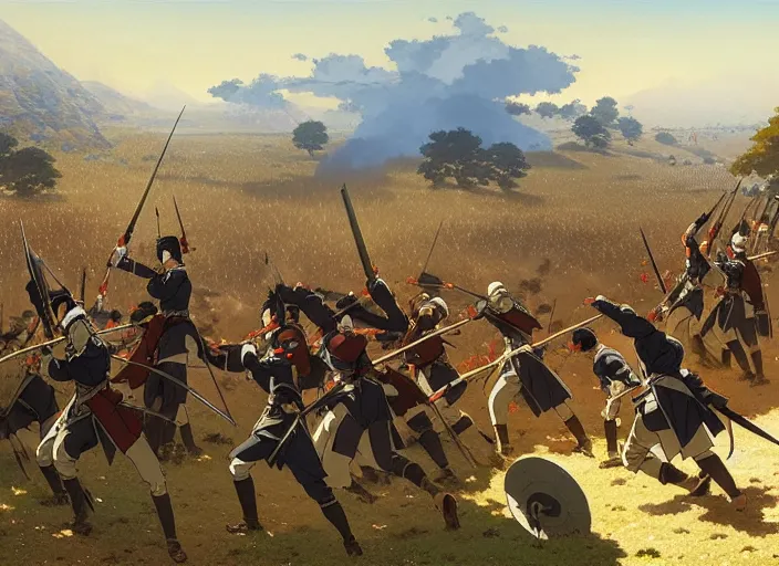 Image similar to battle of balaclava in october 1 8 5 4, finely detailed perfect art, painted by greg rutkowski makoto shinkai takashi takeuchi studio ghibli