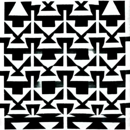 Image similar to black and white symbol by karl gerstner, monochrome, 8 k scan, centered, symetrical, satisfying, bordered