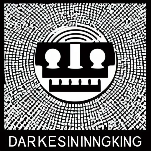 Prompt: the perfect logo of darksearch netstalking project