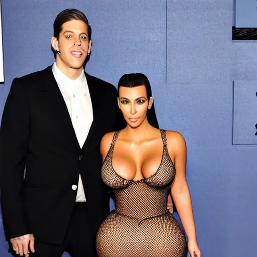 Image similar to kim kardashian and pete davidson