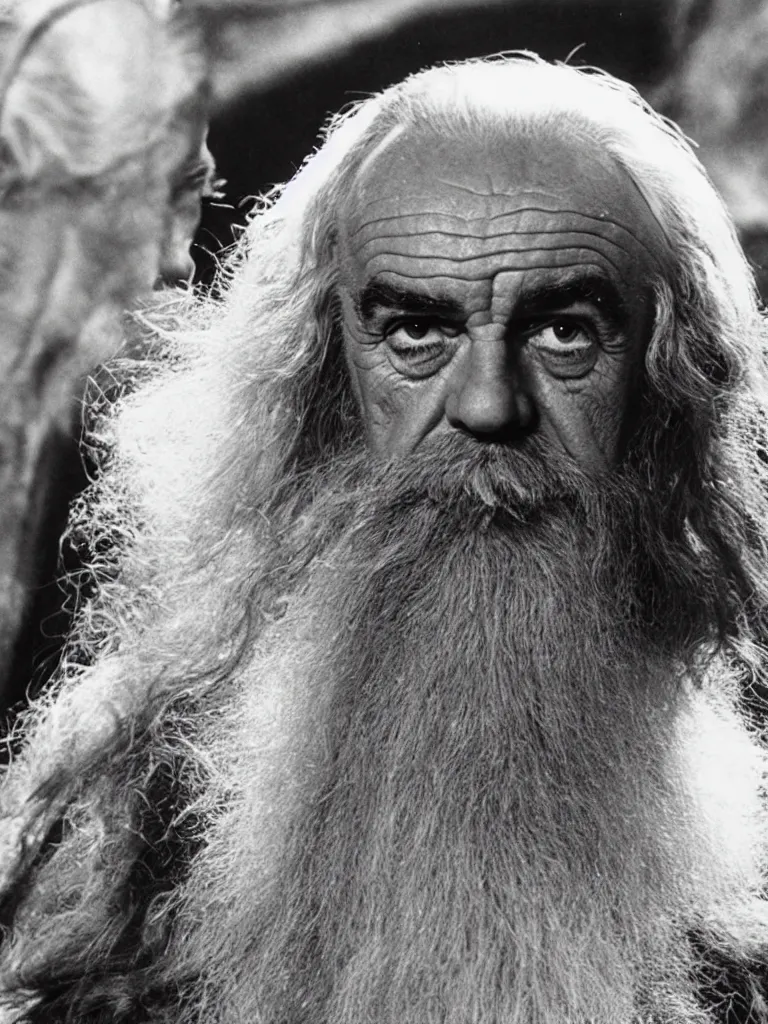 Image similar to Sean Connery as Gandalf