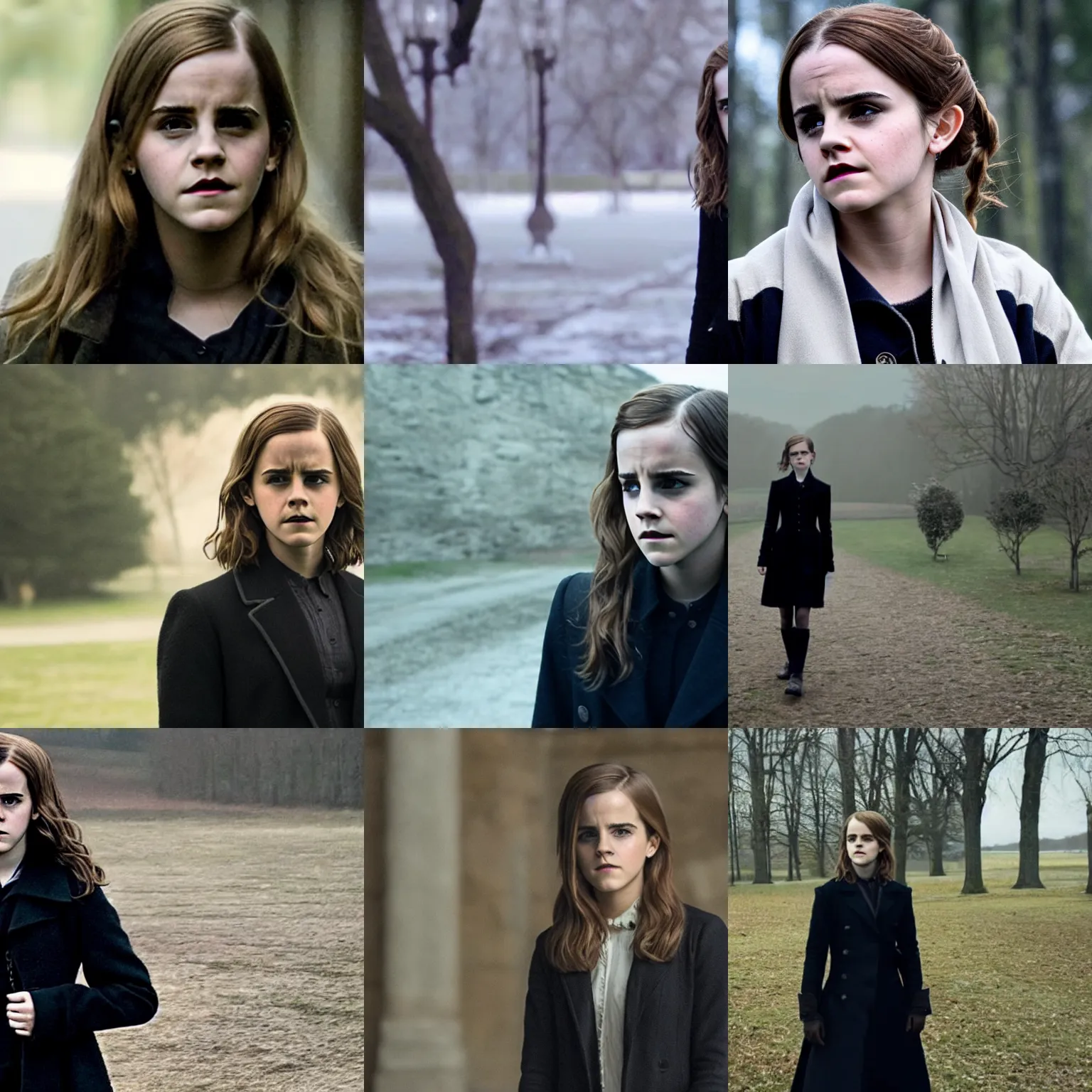 Prompt: still of teen emma watson in the blackcoats daughter ( 2 0 1 9 )