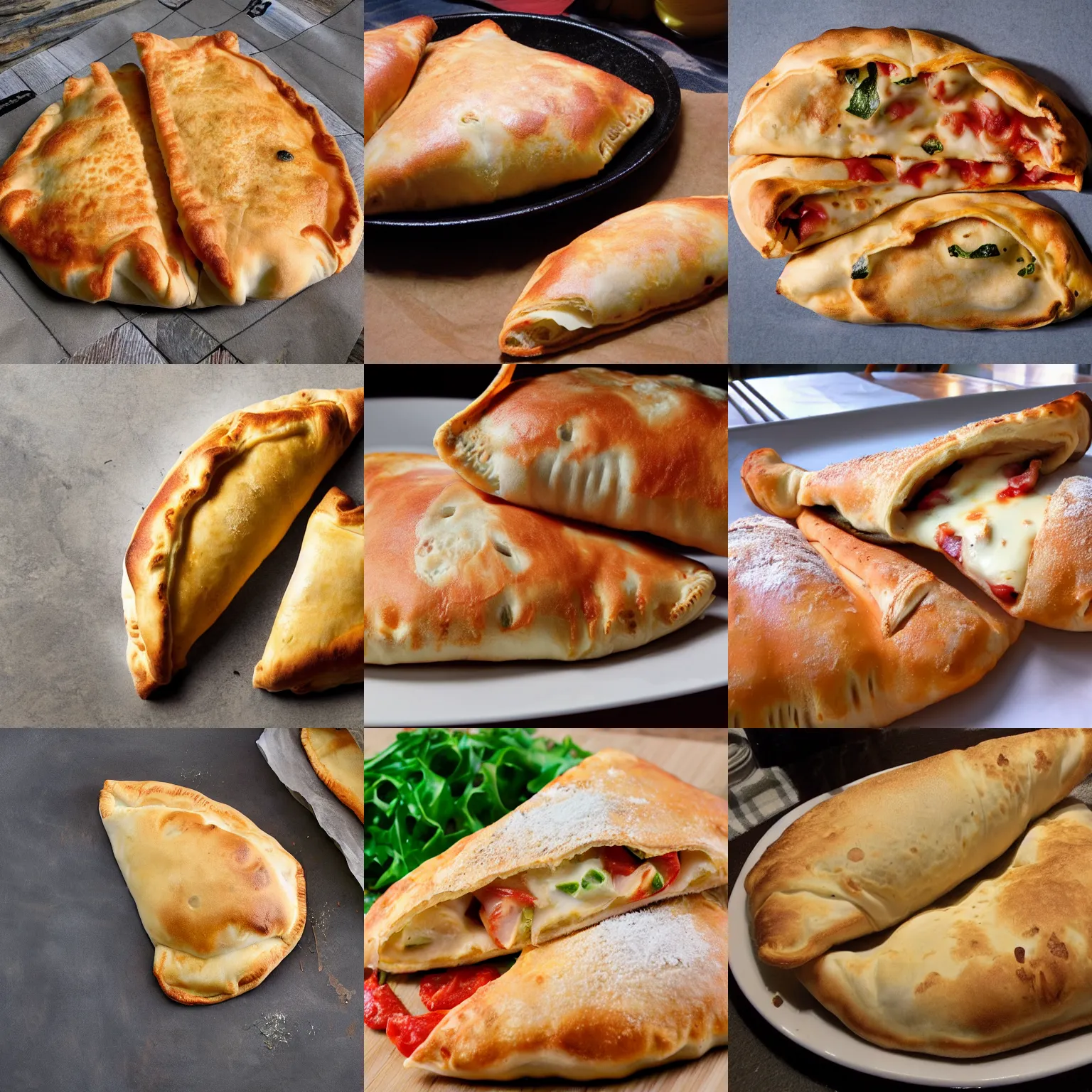 Prompt: calzone zone