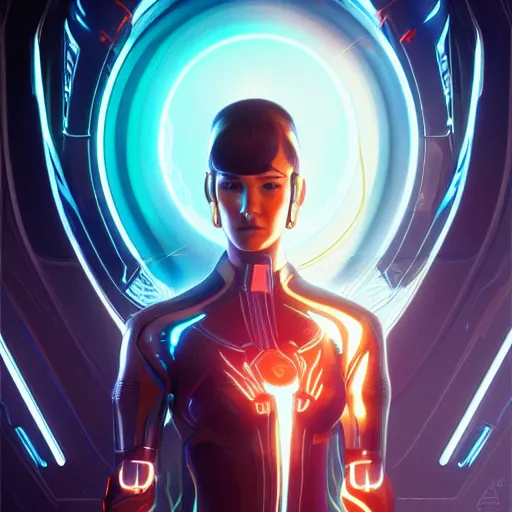 Image similar to ultra realistic illustration, tron legacy quorra anime, intricate, elegant, highly detailed, digital painting, artstation, concept art, smooth, sharp focus, illustration, art by artgerm and greg rutkowski and alphonse mucha and wlop