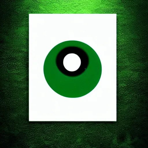 Prompt: green monster with one eye