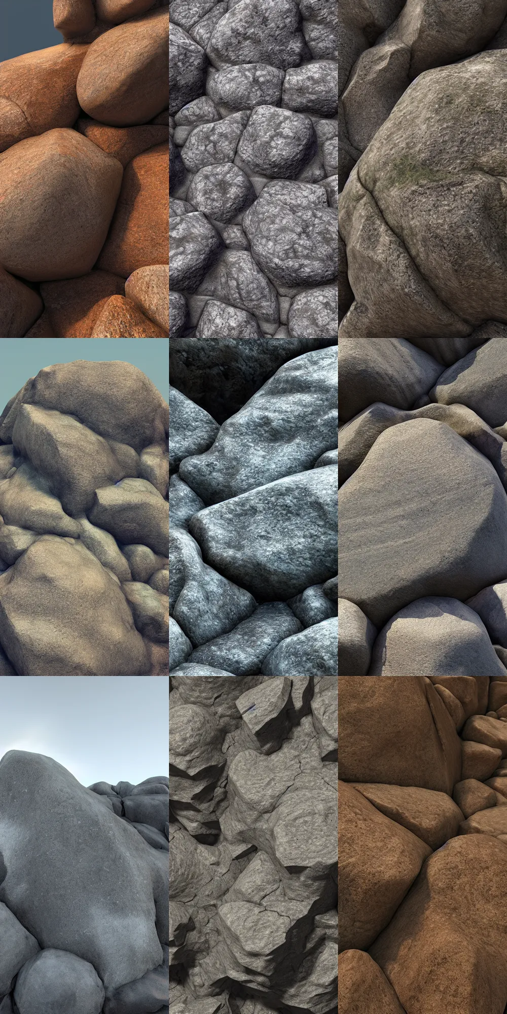 Prompt: rock texture, mountain landscape, raytracing, 8k, octane render, volumetric, vivid, beautiful, hyperrealism”