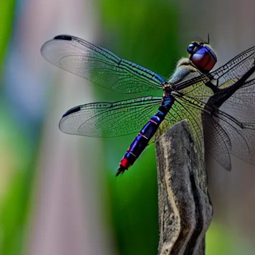 Image similar to a dragonfly - cat - hybrid, animal photography