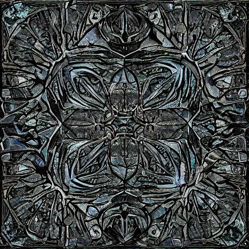 Image similar to hand painted ice dungeon texture with perfect details, symmetry, digital art