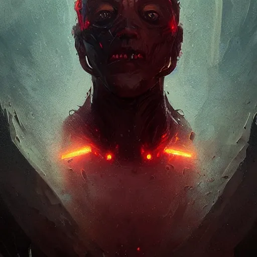 Prompt: scifi art by Greg Rutkowski, a person infected with a kind of reddish silt that is sprouting from all over his body, violent and vicious appearance, scifi, space horror, digital painting, artstation, concept art, smooth, sharp foccus ilustration, Artstation HQ.
