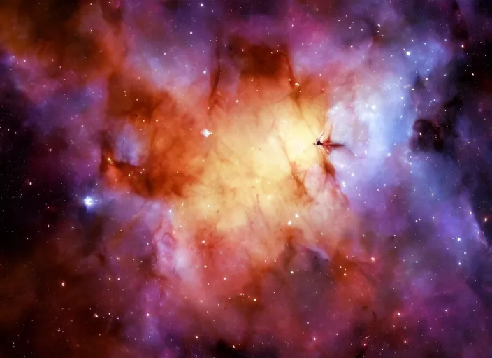 Prompt: james webb space telescope images, telescope imagery of the carina nebula, andromeda, void black, jwst 8 k wallpaper