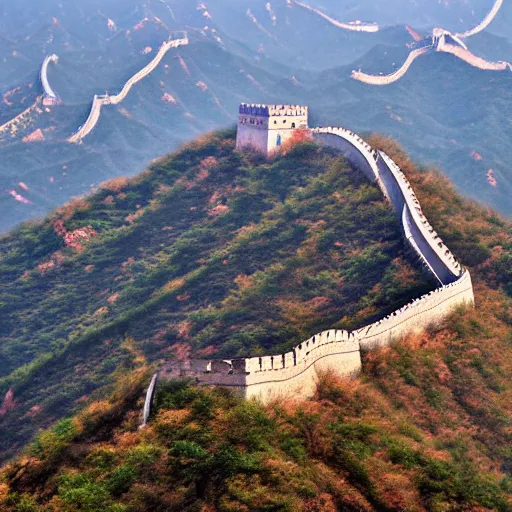 Image similar to great wall of china, view from the moon