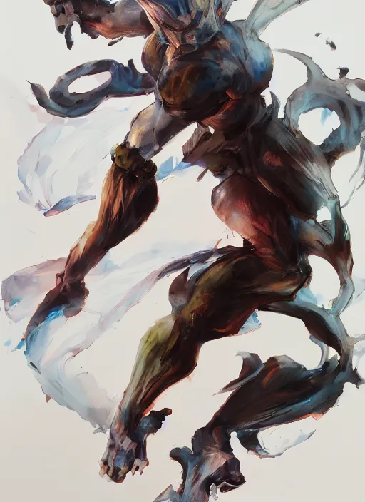 Image similar to semi reallistic gouache gesture painting, by yoshitaka amano, by ruan jia, by Conrad roset, by dofus online artists, detailed anime 3d render of ryu from breath of fire 4, portrait, cgsociety, artstation, rococo mechanical, Digital reality, sf5 ink style, dieselpunk atmosphere, gesture drawn