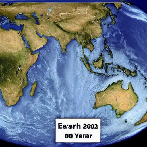 Prompt: earth after 2 0 0 0 years of war