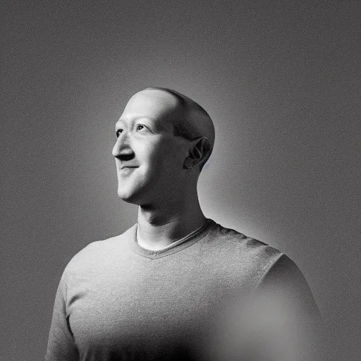 Image similar to Photography of Bald Mark Zuckerberg