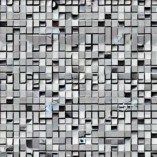 Image similar to 4 k large tiled retrofuturism brutalist floor white black seamless texture, material, flat, pbr, hi - res