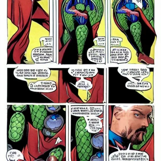 Image similar to doctor strange has turned himself into a pickle... funniest thing I've ever seen