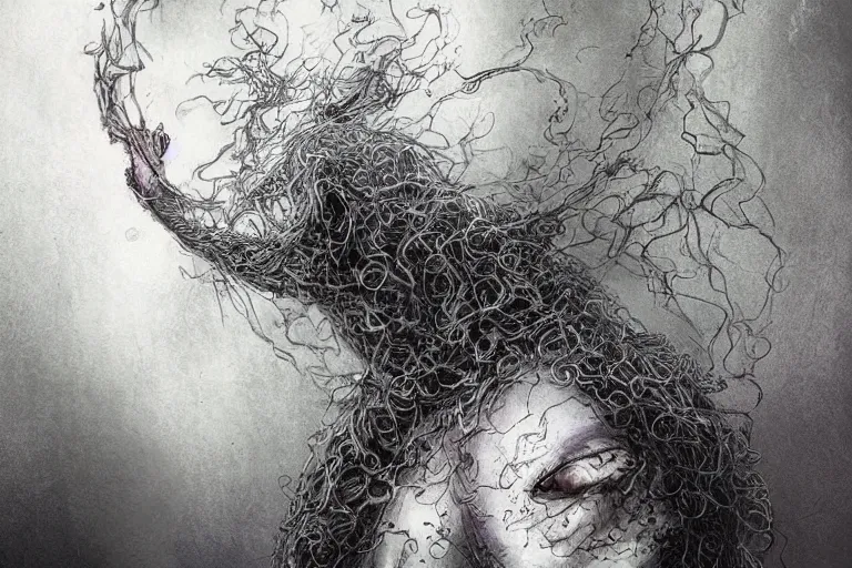 Image similar to Tempt me again and I will forget the truth, Backing your decision, Was something I neglected to do Even for you, If you feel rage To strike me with revenge I will be standing right here, Waiting without fear For you, concept art, trade on artstation, sharp focus, psychedelic, by Yoshitaka Amano, Mark Ryden, Gloom, Peter Mohrbacher, fantasy art, masterpiece, Hyperrealism. Subsurface scattering. Octane Render. Weirdcore