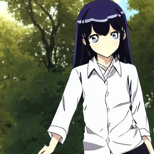 Image similar to komi from watamote