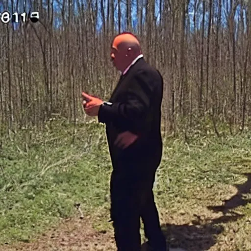 Image similar to trailcam footage of dr. phil