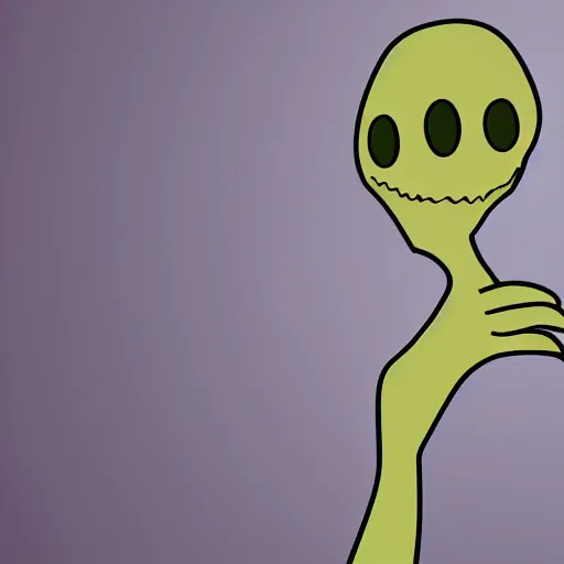 Image similar to Salad Fingers flash animation, 4k, hyperrealistic