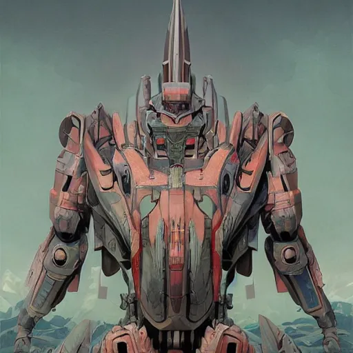 Prompt: perfectly wayne barlowe style mecha, 1 9 2 0 s art deco, digital painting, smooth, sharp focus, vibrant volumetric natural light in style of josan gonzalez and mike winkelmann and andgreg rutkowski and alphonse muchaand and caspar david friedrich and stephen hickman and james gurney and hiromasa ogura.