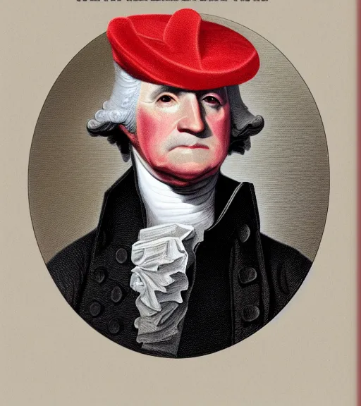 Prompt: George Washington wearing a maga hat