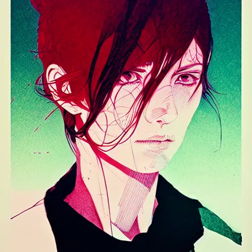 Image similar to portrait soft light, by killian eng and wayne barlow and conrad roset, inspired by akira anime, etching, fine, sharp high detail,