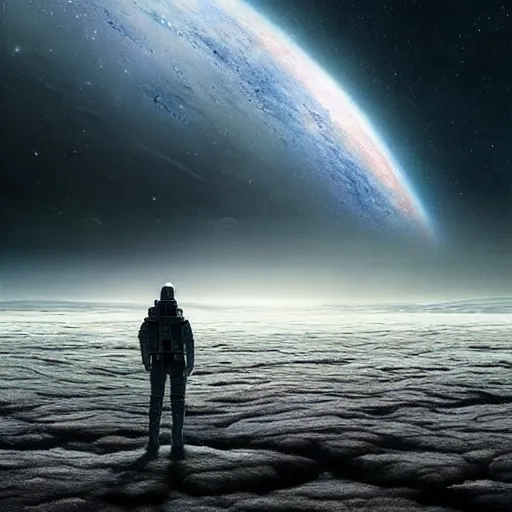 Image similar to hyperrealistic image of interstellar landscape, by thomas eakes & greg rutkowski & xiang duan, perfect facial symmetry, dim volumetric lighting, photorealistic, 8 k octane beautifully detailed render, post - processing, extremely hyper - detailed, intricate, epic composition, lifelike attributes, cinematic lighting, masterpiece, trending on artstation, very very detailed, stunning,