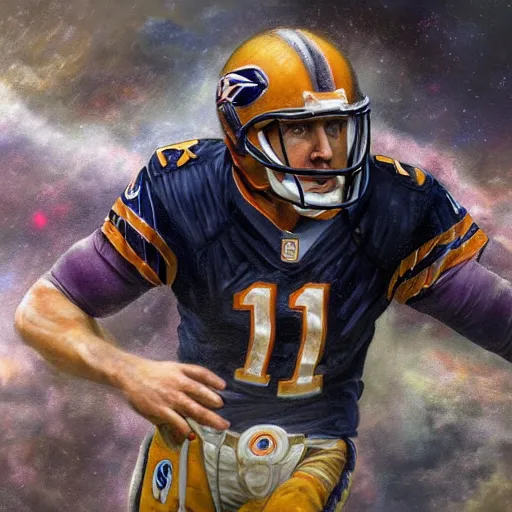 Prompt: Case Keenum, artstation hall of fame gallery, editors choice, #1 digital painting of all time, most beautiful image ever created, emotionally evocative, greatest art ever made, lifetime achievement magnum opus masterpiece, the most amazing breathtaking image with the deepest message ever painted, a thing of beauty beyond imagination or words, 4k, highly detailed, cinematic lighting