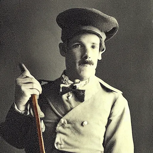 Prompt: thirty years old lee evans ( no mustache ) as a ( ( sad ) ), ( ( whimsical ) ) 1 9 th century eastern european postman. detailed soft focus interesting lights, portrait by nancy ekholm burkert