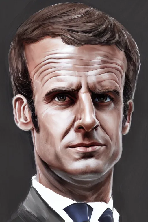 Image similar to emmanuel macron dressed as a surgeon, highly detailed, digital art, sharp focus, trending on art station