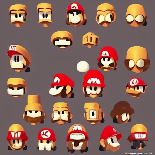 Image similar to face icon stylized minimalist super mario bros., loftis, cory behance hd by jesper ejsing, by rhads, makoto shinkai and lois van baarle, ilya kuvshinov, rossdraws global illumination