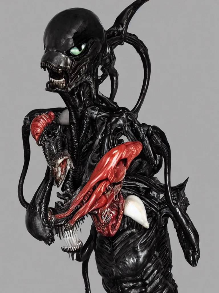 Prompt: xenomorph as a Muppet