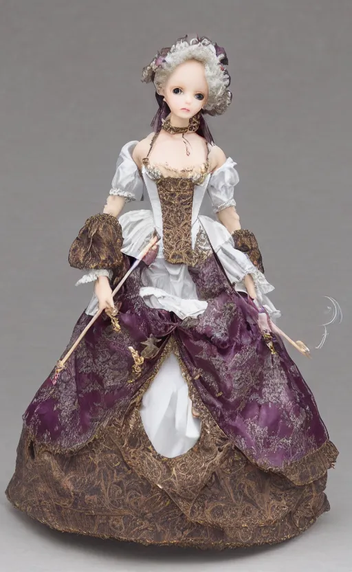 Image similar to dollfie in baroque dress