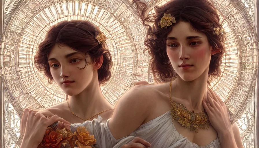 Image similar to perfectly-centered-Portrait of a most beautiful woman it the world, intricate, highly detailed, digital painting, artstation, concept art, smooth, sharp focus, illustration, Unreal Engine 5, 8K, art by artgerm and greg rutkowski and alphonse mucha