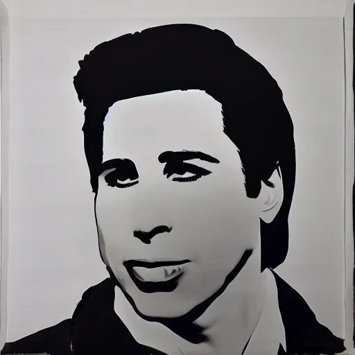 Prompt: John travolta by Warhol