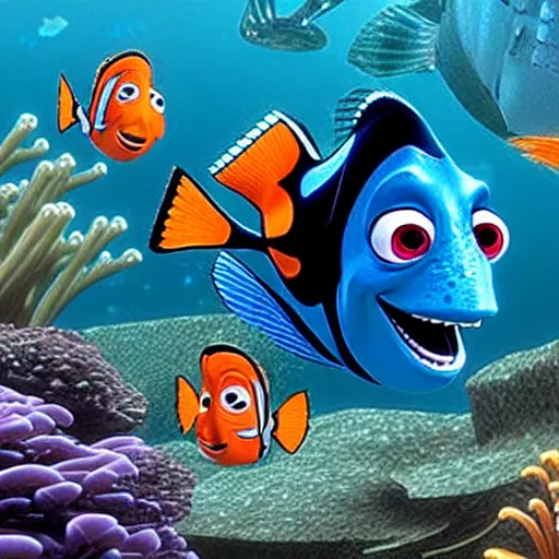 Image similar to finding Nemo movie still